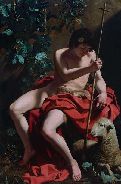 San Juan en el Desierto de Michelangelo Merisi da Caravaggio