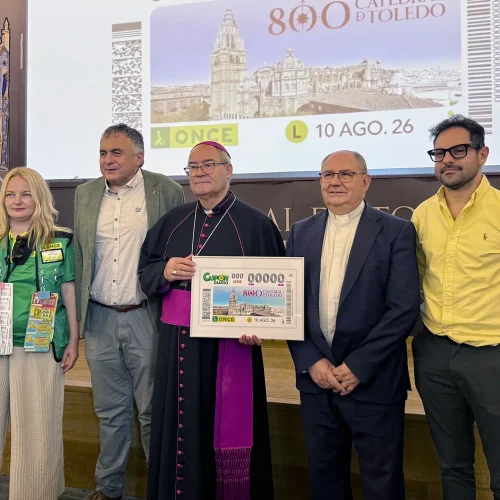 El cupón de la ONCE celebra los 800 años de la Catedral de Toledo