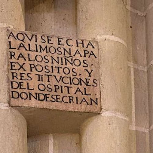 Catedral de Toledo lapida niños expósitos